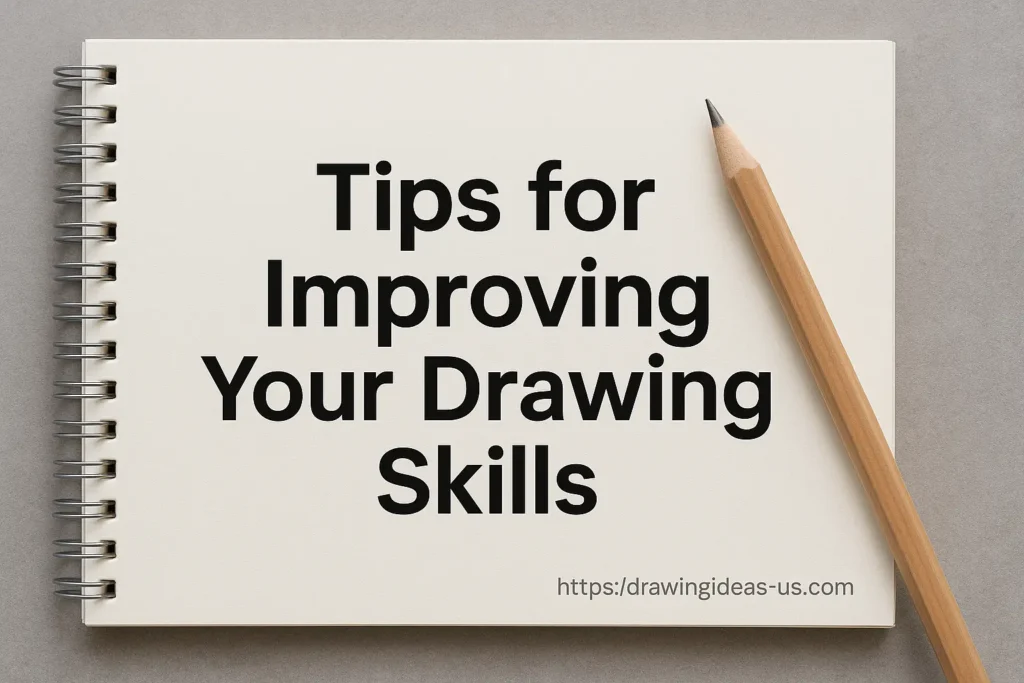 A collection of advanced drawing ideas including a realistic snake, portrait, skull, architecture, and draped fabric, perfect for skilled artists.